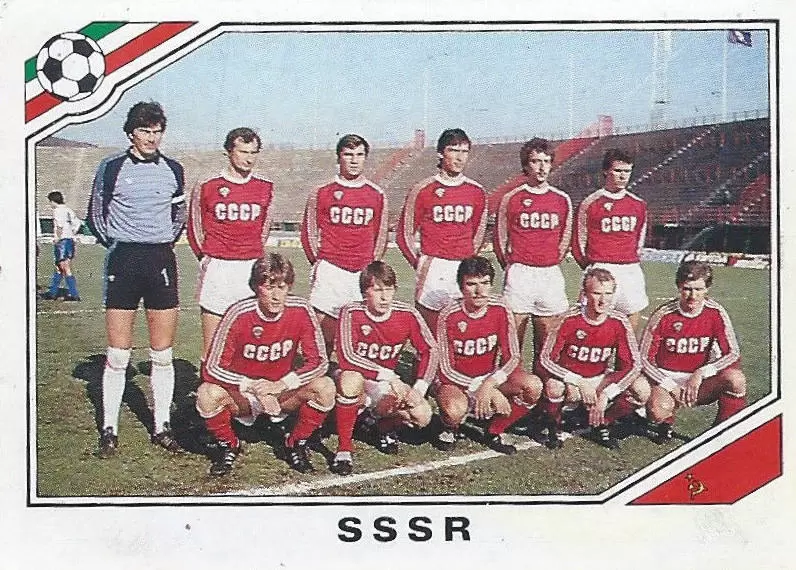 Mexico 86 World Cup - Team Ussr - URSS