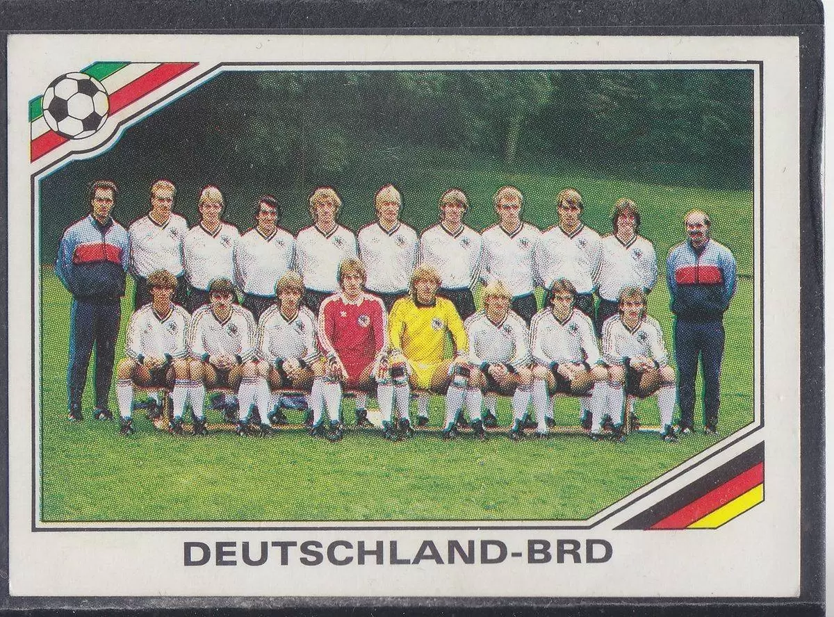 Mexico 86 World Cup - Team West Germany - Allemagne