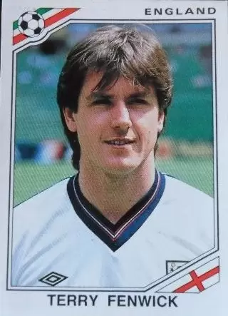Mexico 86 World Cup - Terry Fenwick - Angleterre