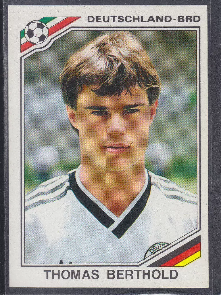 Mexico 86 World Cup - Thomas Berthold - Allemagne