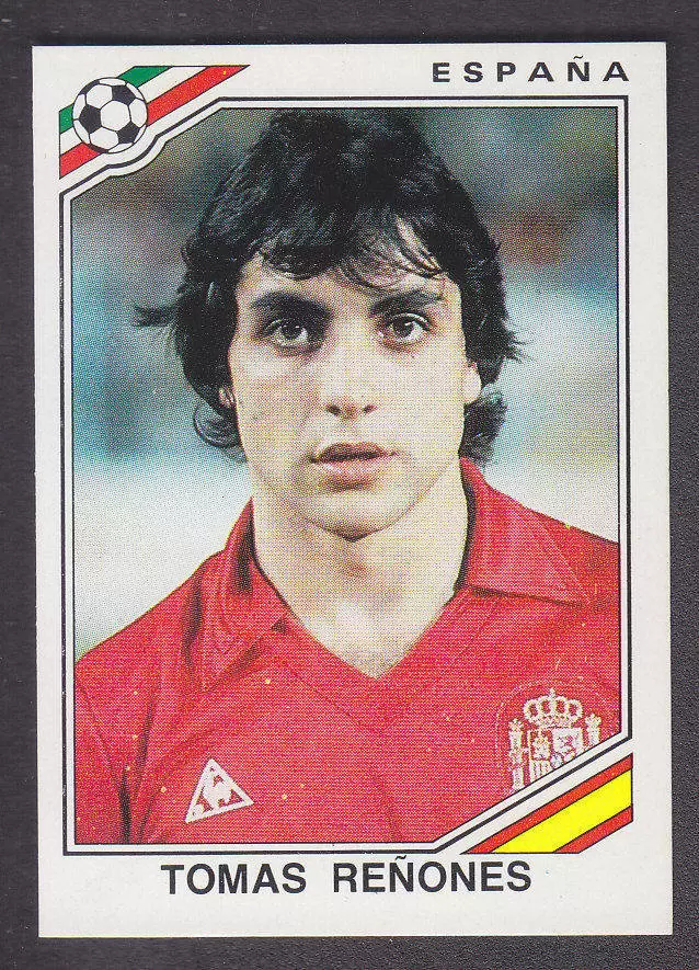 Mexico 86 World Cup - Tomas Renones - Espagne