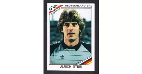 309 DEUTSCHLAND STEIN WITH BACK VERY GOOD/MINT Panini WC MEXICO 86 STICKER N 