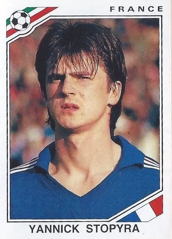 Mexico 86 World Cup - Yannick Stopyra - France