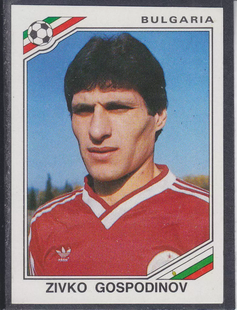 Mexico 86 World Cup - Zivko Gospodinov - Bulgarie