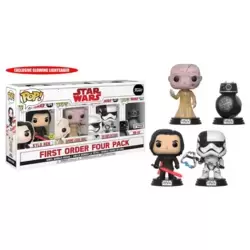 First Order Four Pack with Glow In The Dark Lightsaber