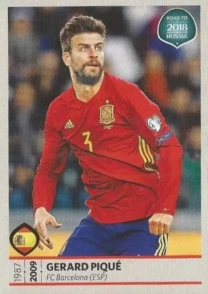 Road to 2018 - FIFA World Cup Russia - Gerard Pique - Spain