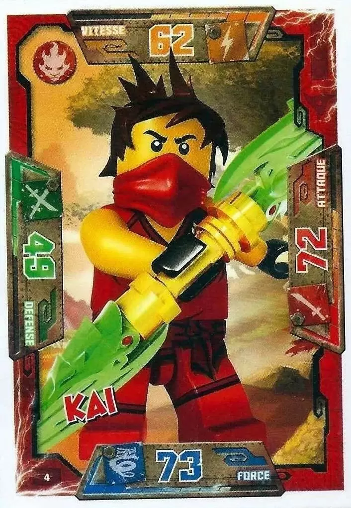Cartes LEGO Ninjago Masters of Spinjitzu - Kai