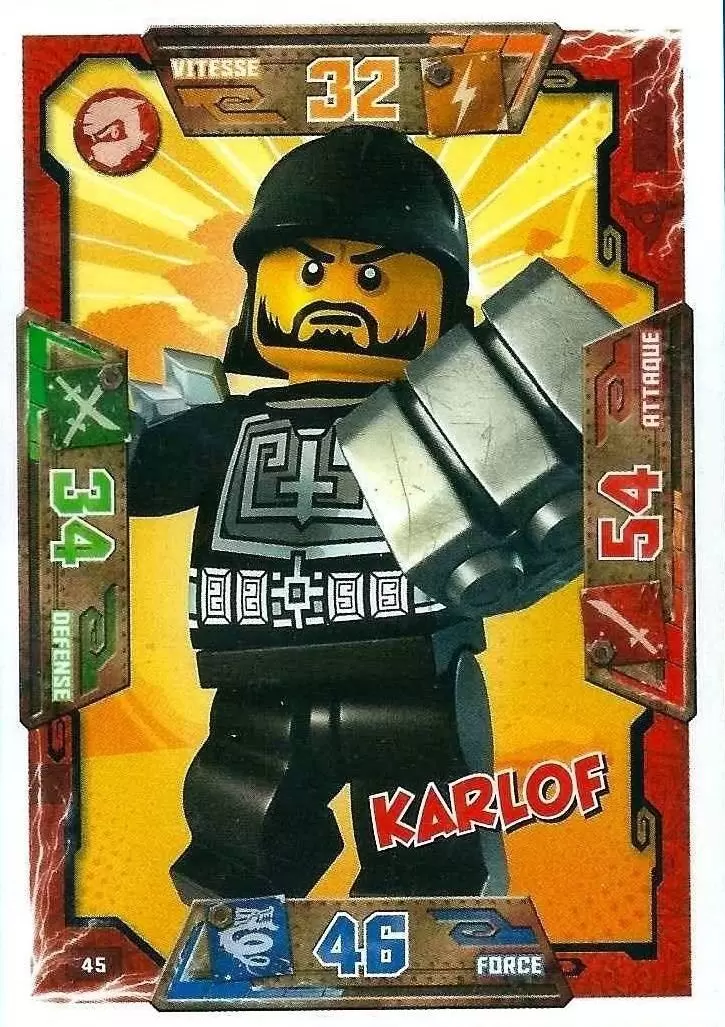 Cartes LEGO Ninjago Masters of Spinjitzu - Karlof