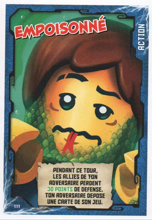 Cartes LEGO Ninjago Masters of Spinjitzu - Empoisonné