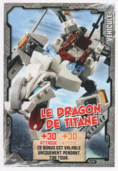 Cartes LEGO Ninjago Masters of Spinjitzu - Le Dragon de Titane