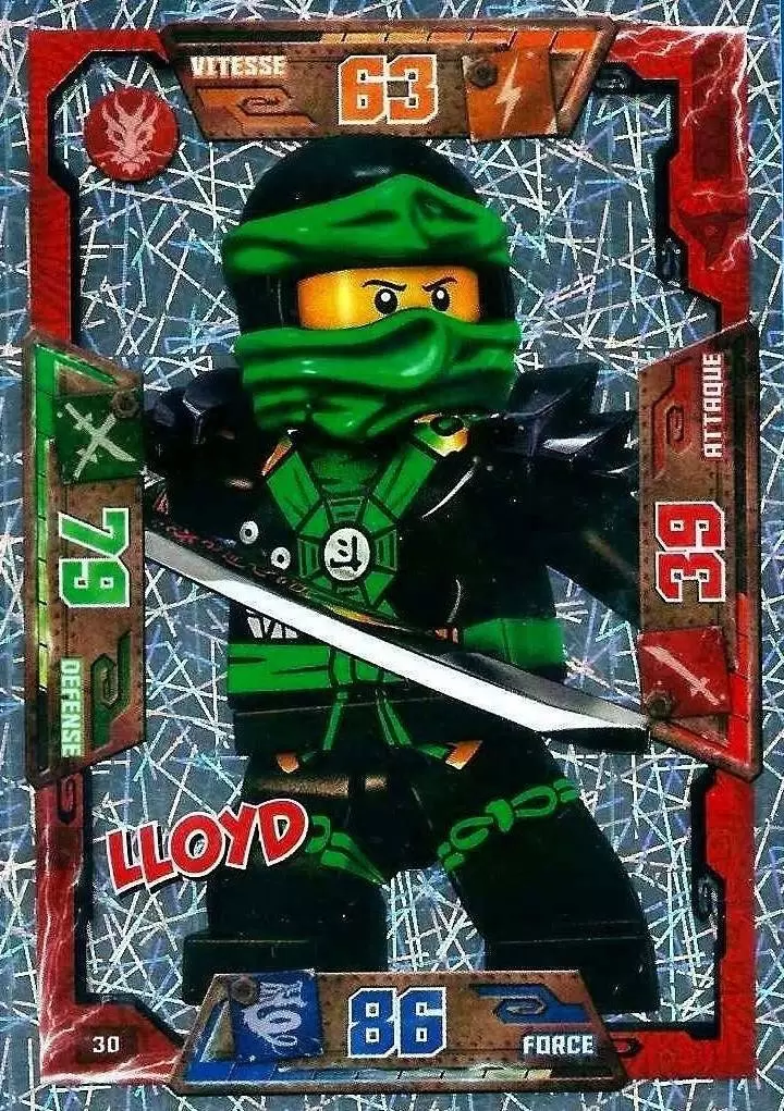 Cartes LEGO Ninjago Masters of Spinjitzu - Lloyd