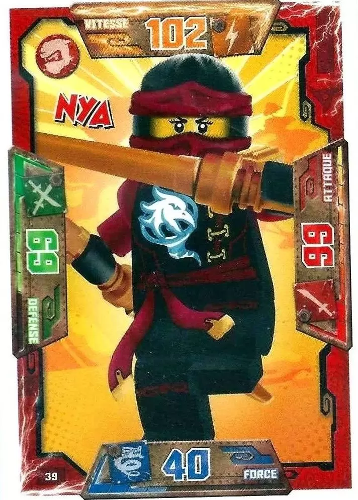 Cartes LEGO Ninjago Masters of Spinjitzu - Nya