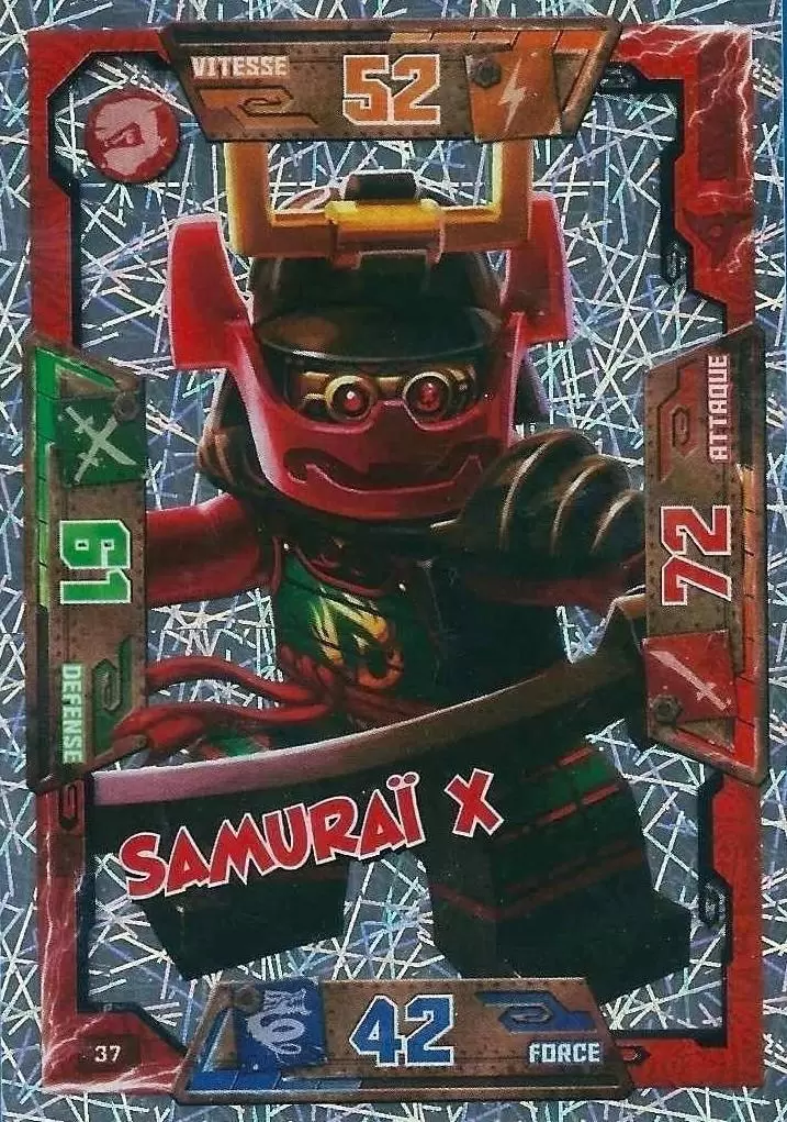 Cartes LEGO Ninjago Masters of Spinjitzu - Samuraï X
