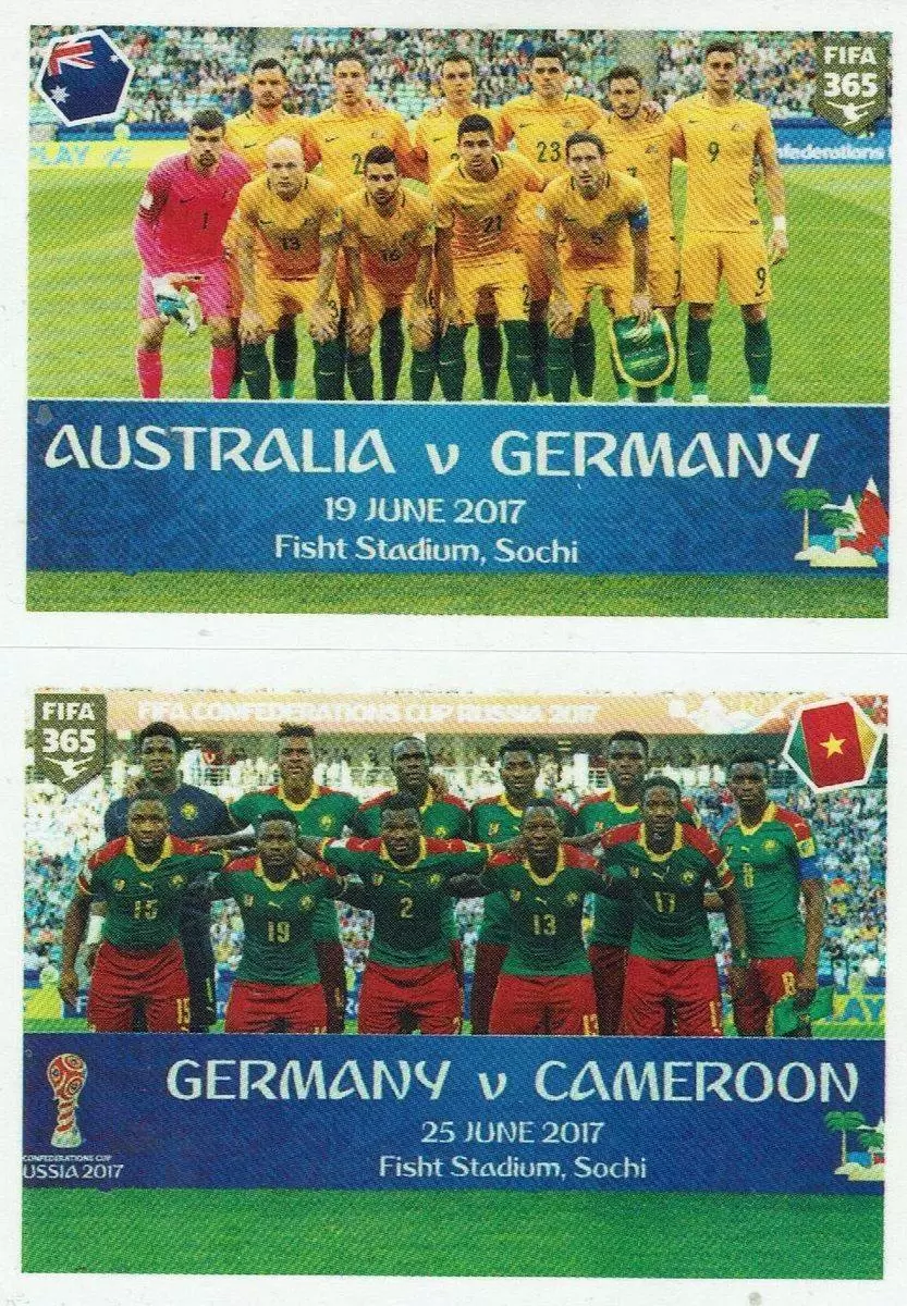 Fifa 365 2018 - Australia / Cameroon - Fifa Confederations Cup