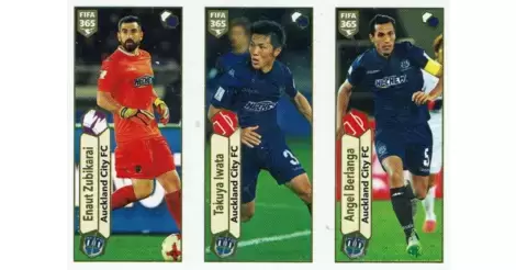 Enaut Zubikarai Takuya Iwata Angel Berlanga Auckland City Fc Fifa 365 18 Sticker 535