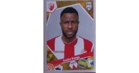 Guélor Kanga - FC Crvena zvezda - Fifa 365 2018 sticker S9