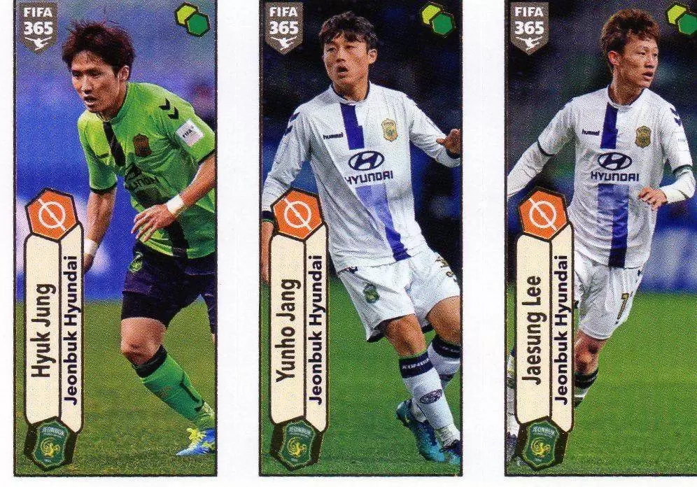 Fifa 365 2018 - Jeong Hyuk / Jang Yun-ho / Lee Jae-sung - Jeonbuk Hyundai