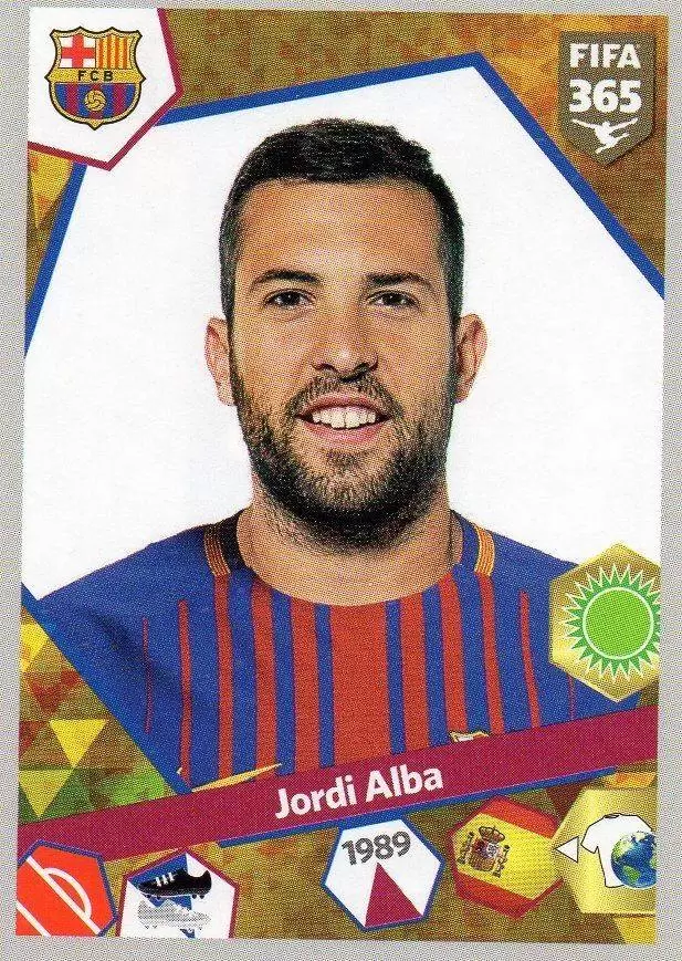 Fifa 365 2018 - Jordi Alba - FC Barcelona