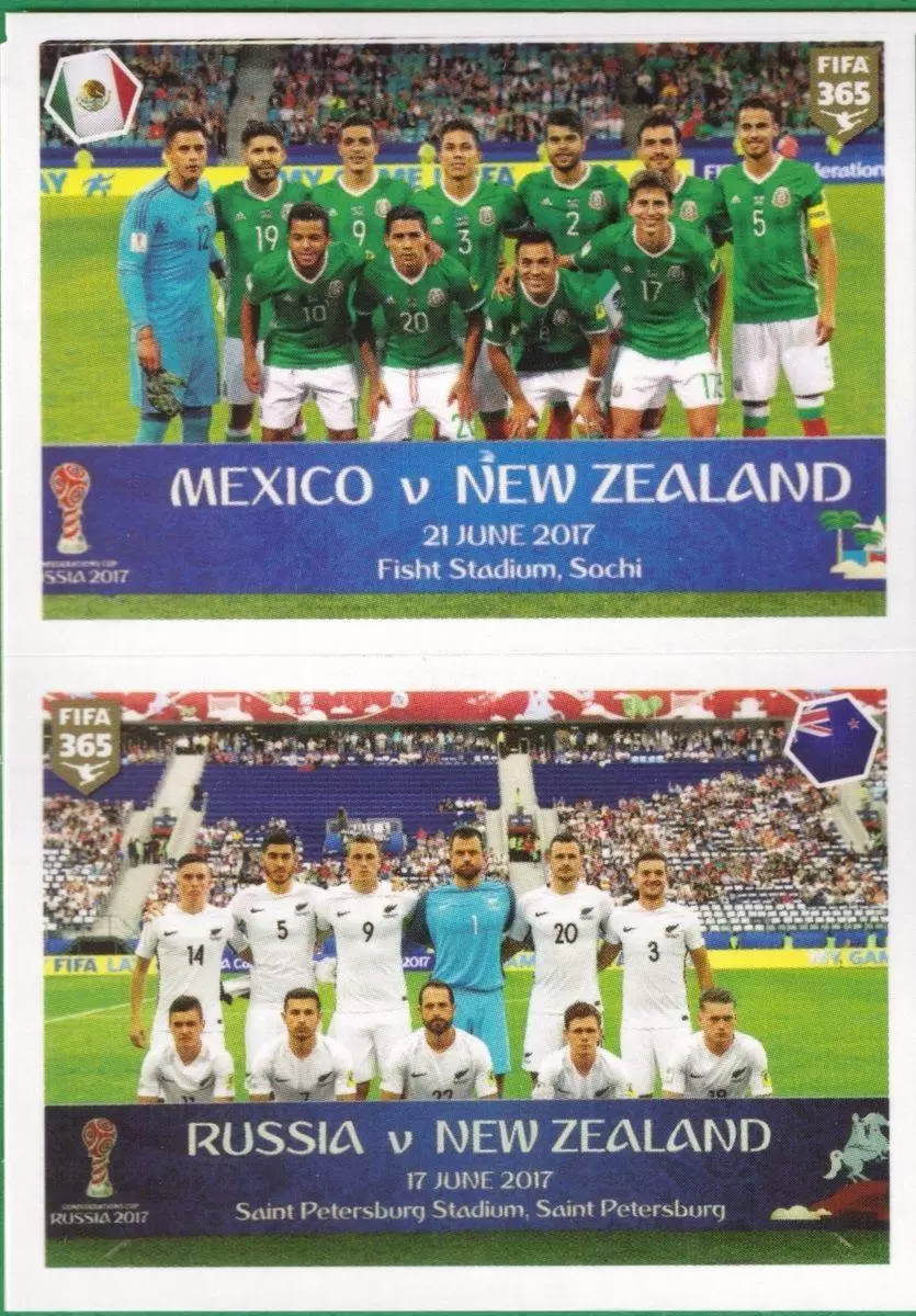 Fifa 365 2018 - Mexico / New Zealand - Fifa Confederations Cup
