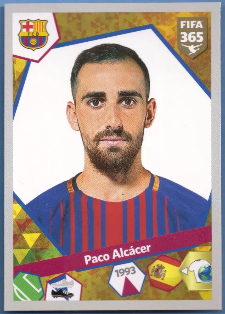 Fifa 365 2018 - Paco Alcácer - FC Barcelona