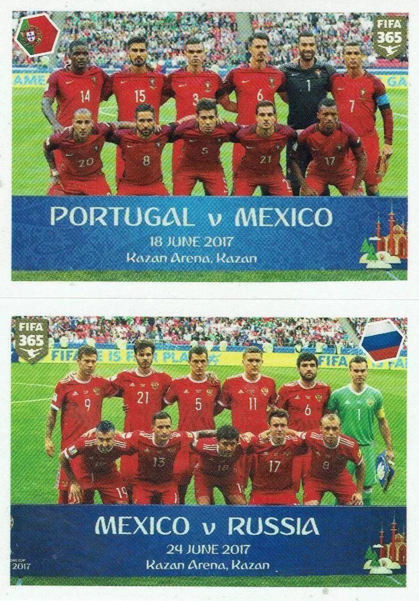 Fifa 365 2018 - Portugal / Russia - Fifa Confederations Cup