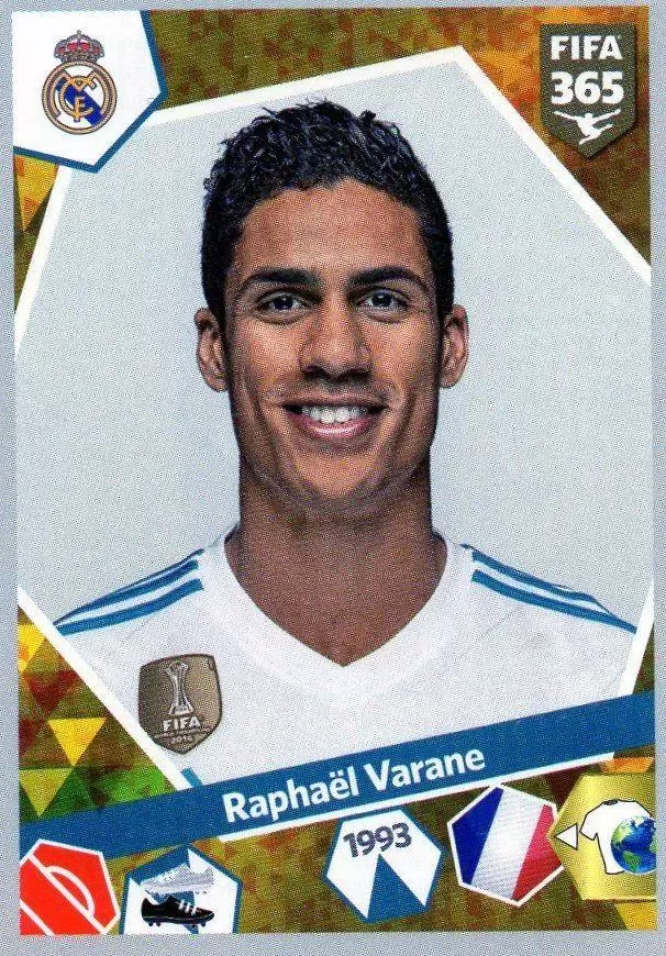 Fifa 365 2018 - Raphaël Varane - Real Madrid CF