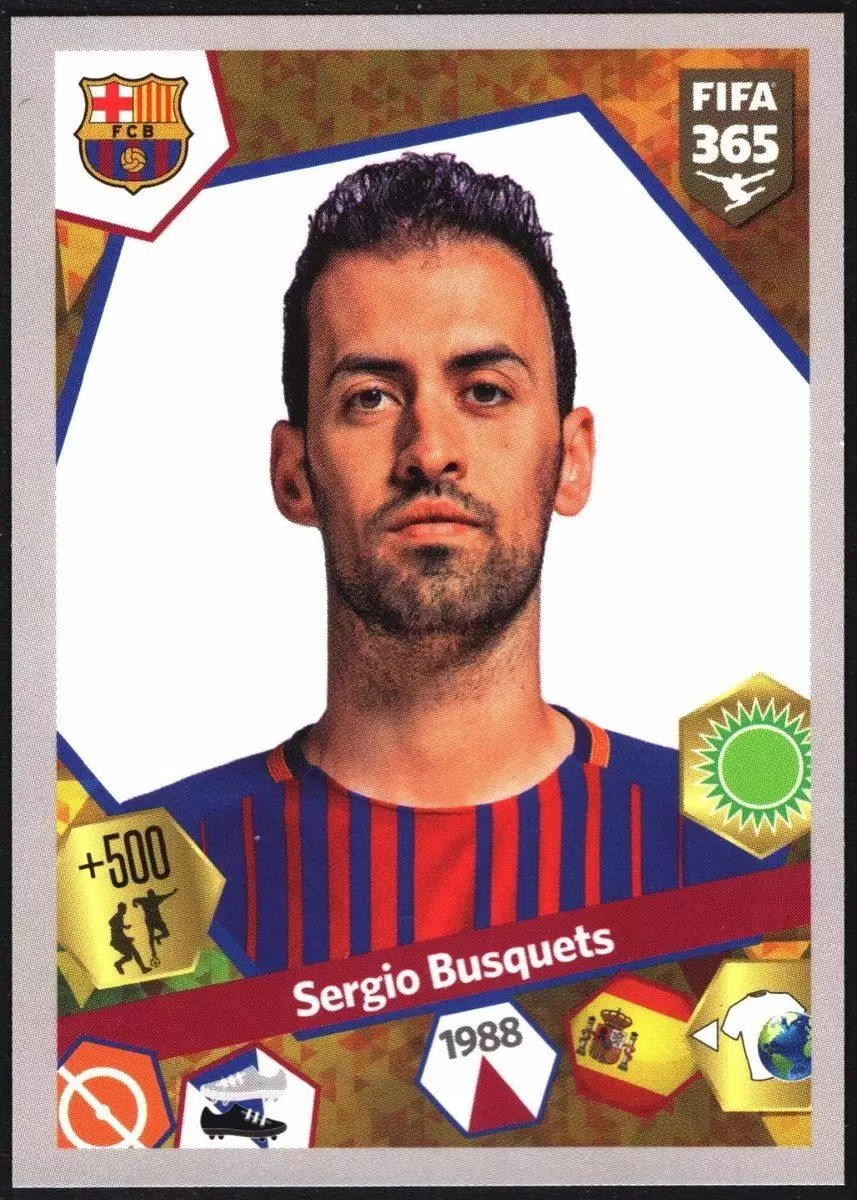 Fifa 365 2018 - Sergio Busquets - FC Barcelona