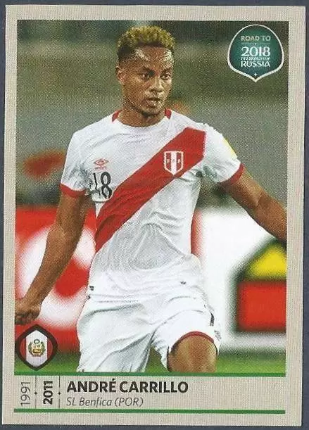 Road to 2018 - FIFA World Cup Russia - André Carrillo - Pérou