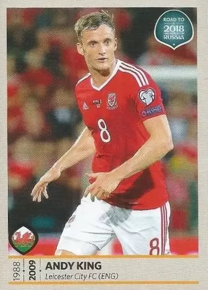 Road to 2018 - FIFA World Cup Russia - Andy King - Pays de Galles