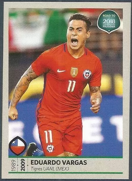 Road to 2018 - FIFA World Cup Russia - Eduardo Vargas - Chile