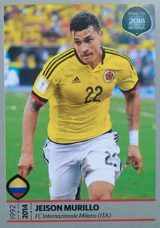 Road to 2018 - FIFA World Cup Russia - Jeison Murillo - Colombie