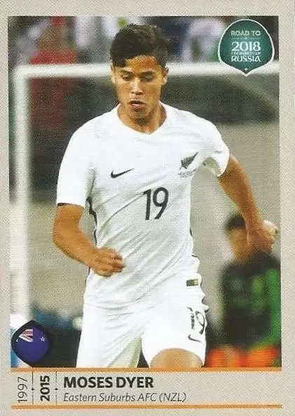 Road to 2018 - FIFA World Cup Russia - Moses Dyer - New Zealand
