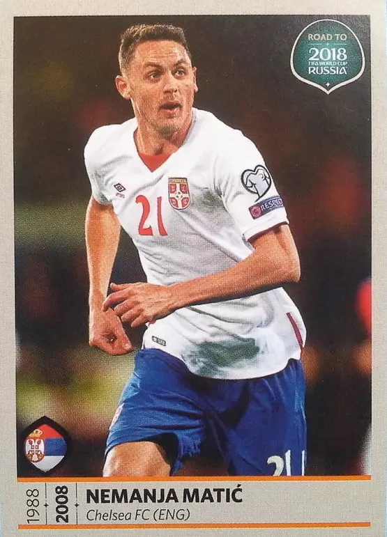 Road to 2018 - FIFA World Cup Russia - Nemanja Matic - Serbie