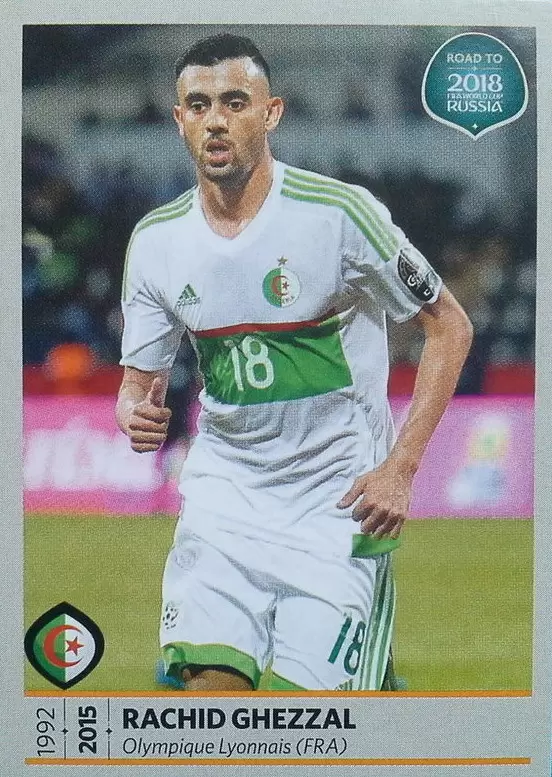 Road to 2018 - FIFA World Cup Russia - Rachid Ghezzal - Algérie