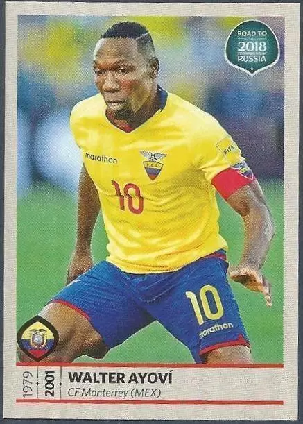 Road to 2018 - FIFA World Cup Russia - Walter Ayovi - Equateur