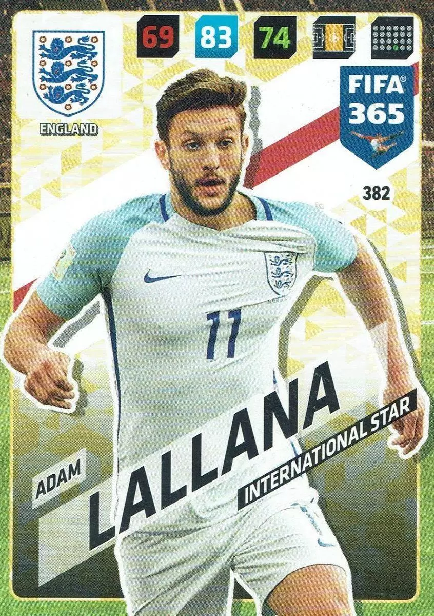 FIFA 365 : 2018 Adrenalyn XL - Adam Lallana - England