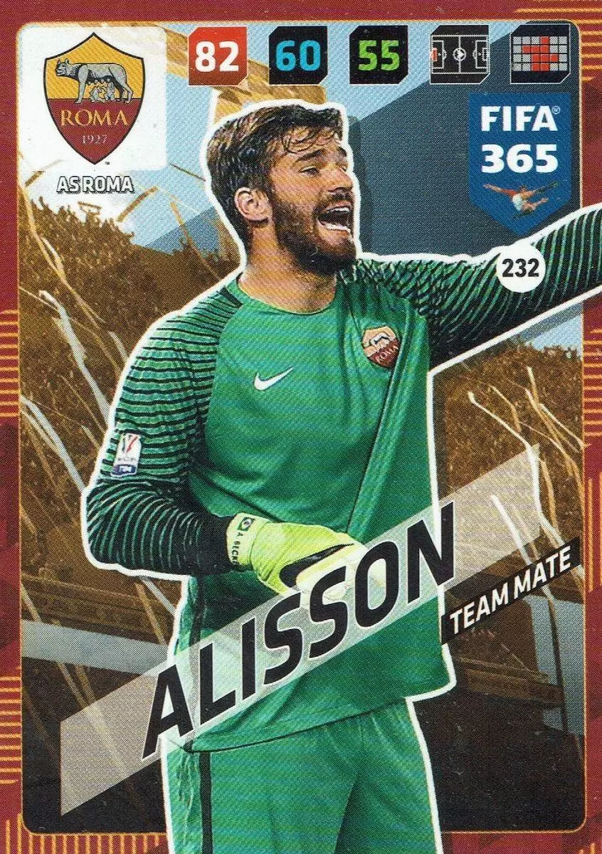 FIFA 365 : 2018 Adrenalyn XL - Alisson - AS Roma