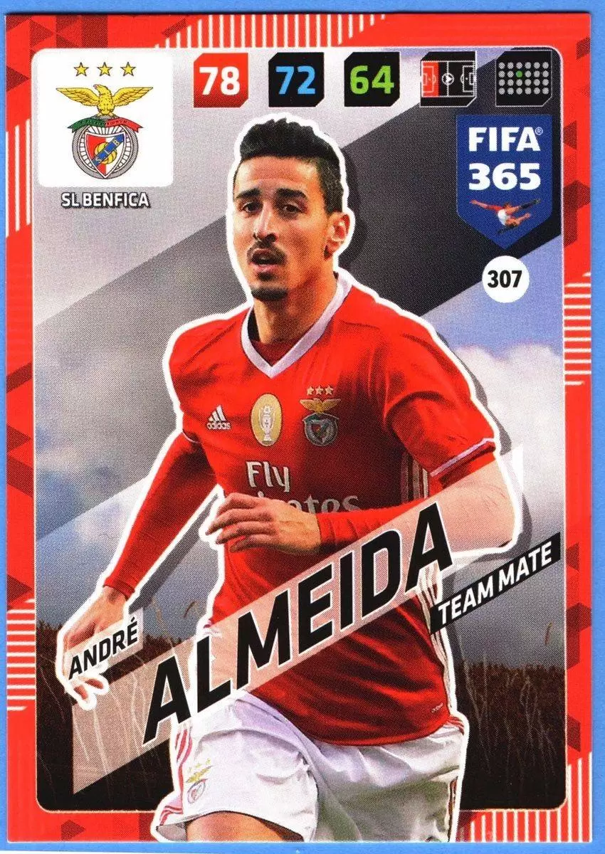 FIFA 365 : 2018 Adrenalyn XL - André Almeida - SL Benfica
