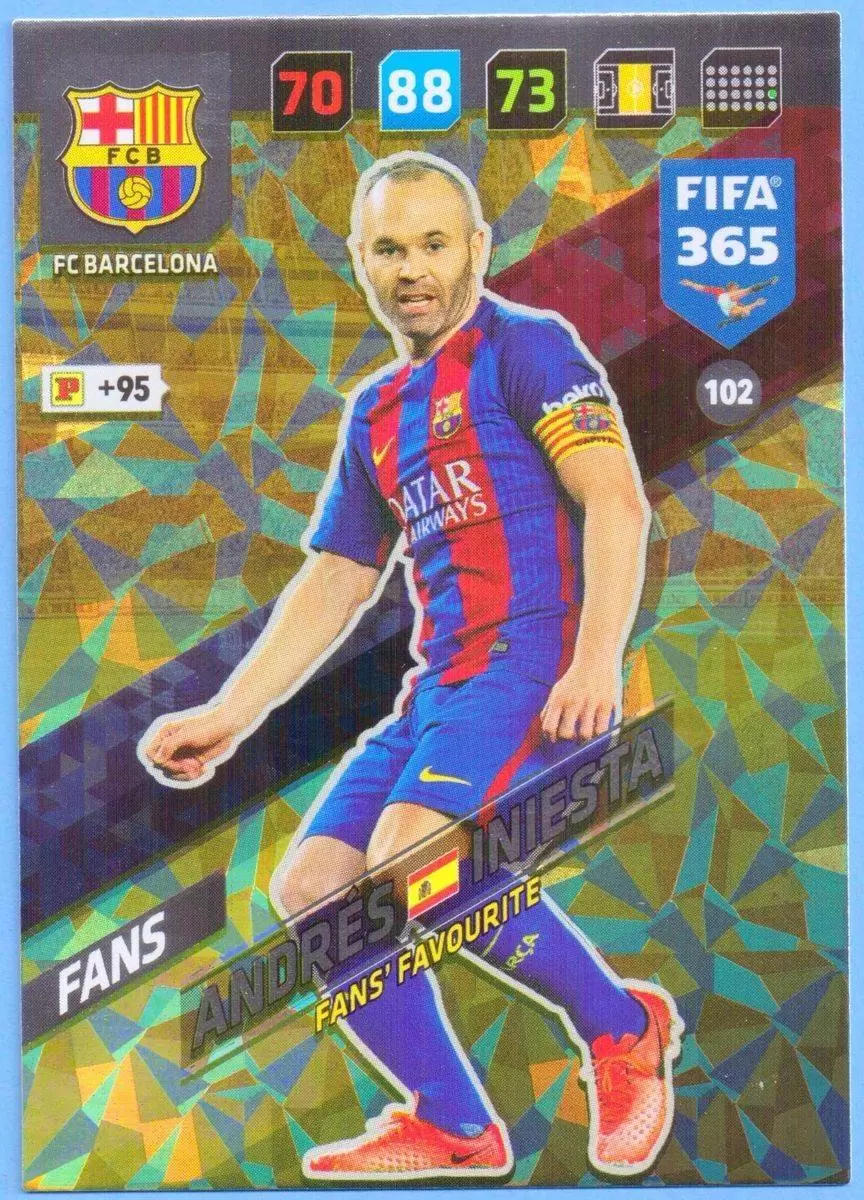 FIFA 365 : 2018 Adrenalyn XL - Andrés Iniesta - FC Barcelona