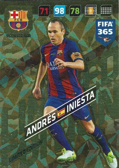 FIFA 365 : 2018 Adrenalyn XL - Andrés Iniesta - FC Barcelona