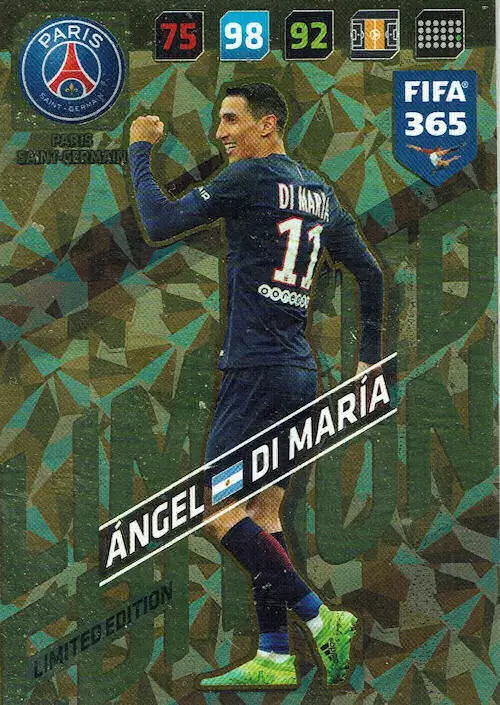 FIFA 365 : 2018 Adrenalyn XL - Ángel Di María - Paris Saint-Germain