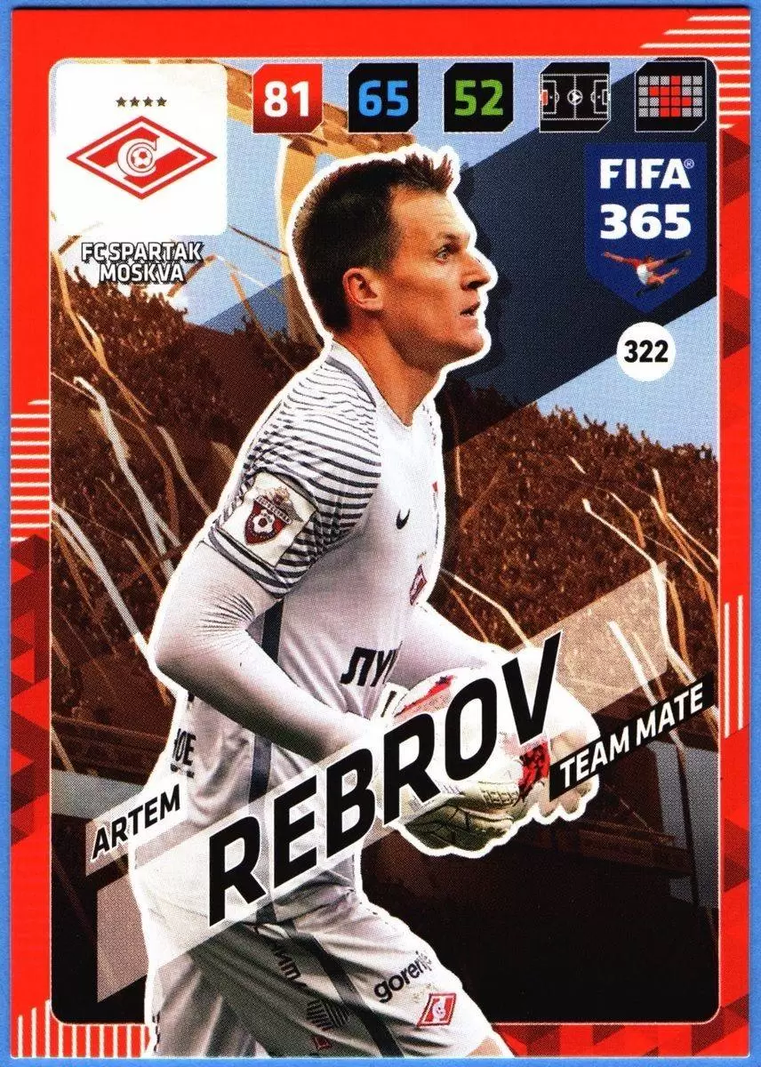 FIFA 365 : 2018 Adrenalyn XL - Artem Rebrov - FC Spartak Moskva