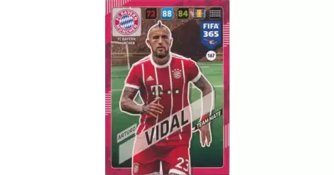 Arturo Vidal BAM1718 Sticker 121 Panini FC Bayern München 2017/18 
