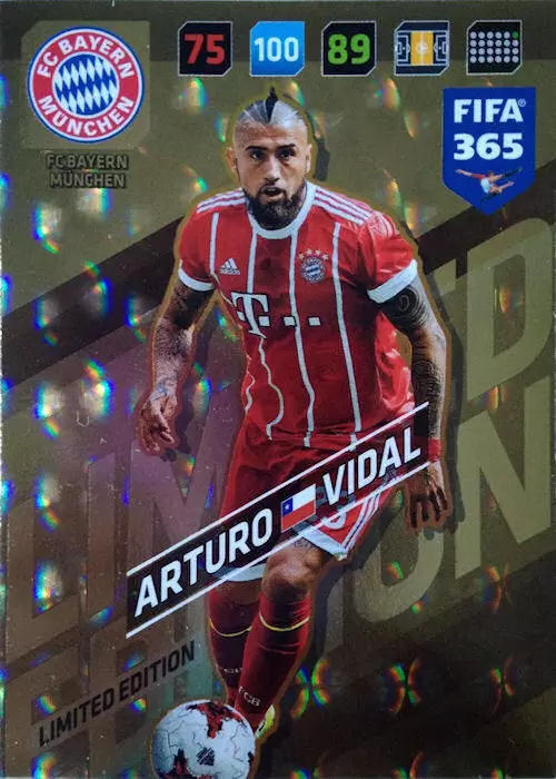 FIFA 365 : 2018 Adrenalyn XL - Arturo Vidal - FC Bayern München