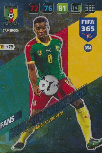 FIFA 365 : 2018 Adrenalyn XL - Benjamin Moukandjo - Cameroon