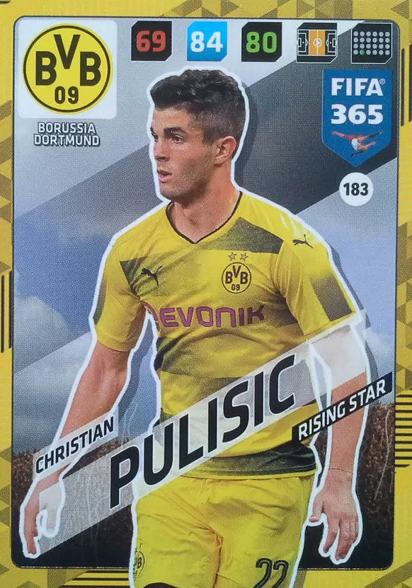 FIFA 365 : 2018 Adrenalyn XL - Christian Pulisic - Borussia Dortmund