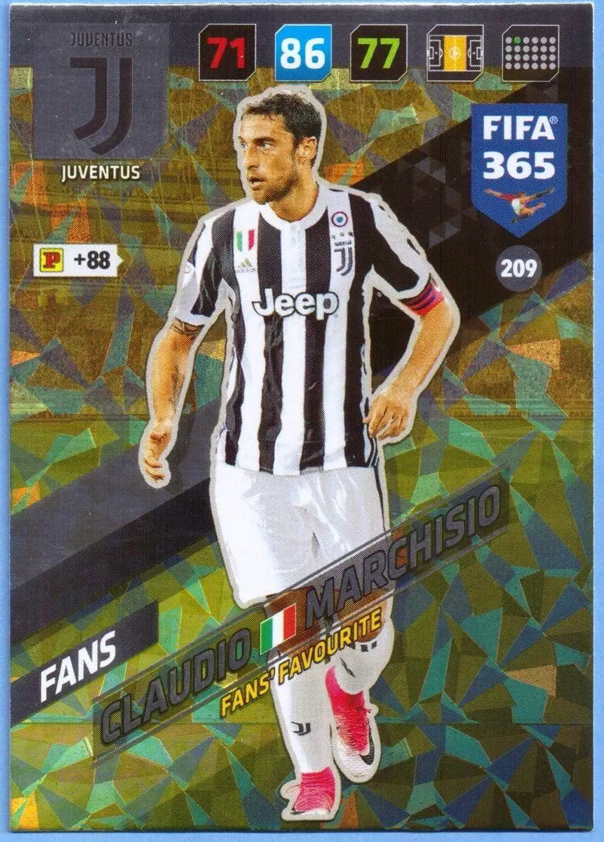 FIFA 365 : 2018 Adrenalyn XL - Claudio Marchisio - Juventus