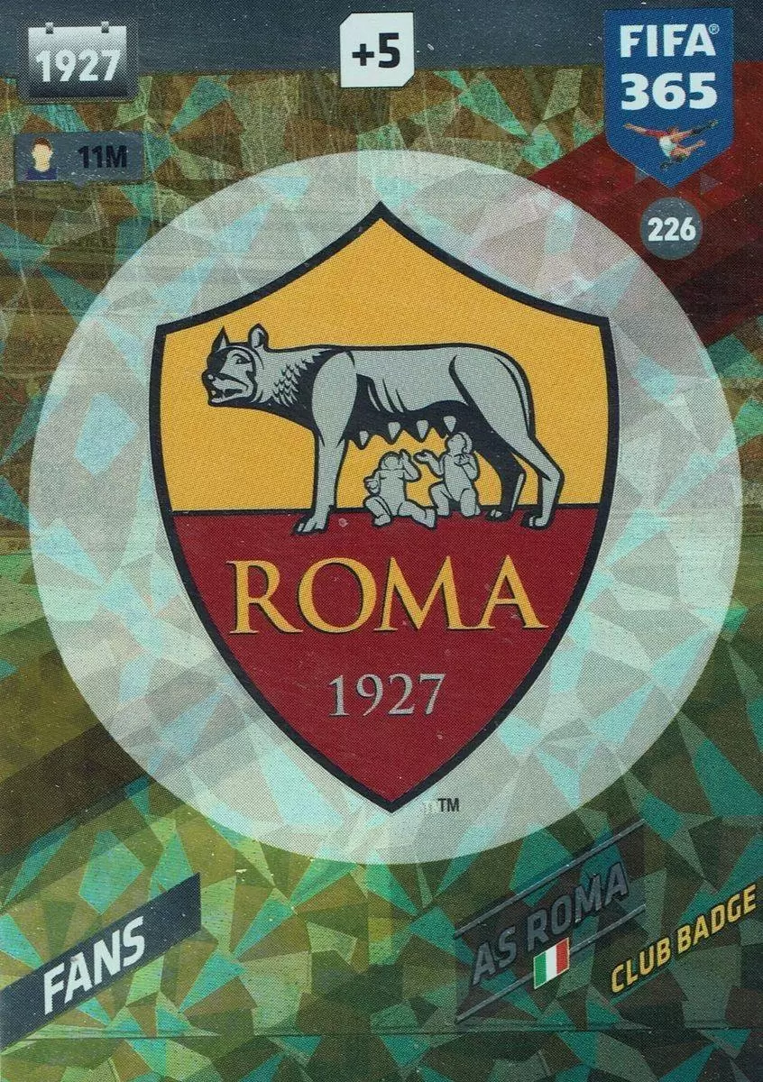 FIFA 365 : 2018 Adrenalyn XL - Club Badge - AS Roma