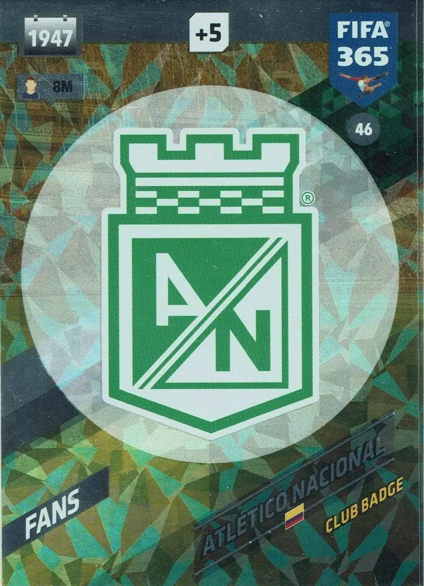 FIFA 365 : 2018 Adrenalyn XL - Club Badge - Atlético Nacional