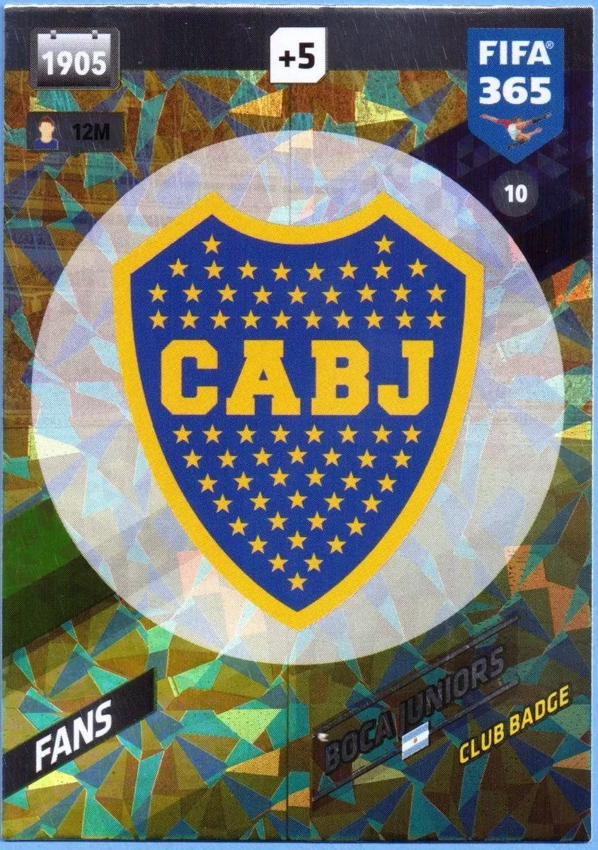 FIFA 365 : 2018 Adrenalyn XL - Club Badge - Boca Juniors
